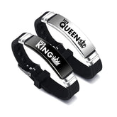 König und Königin" Partner-Ringe mit Gravur